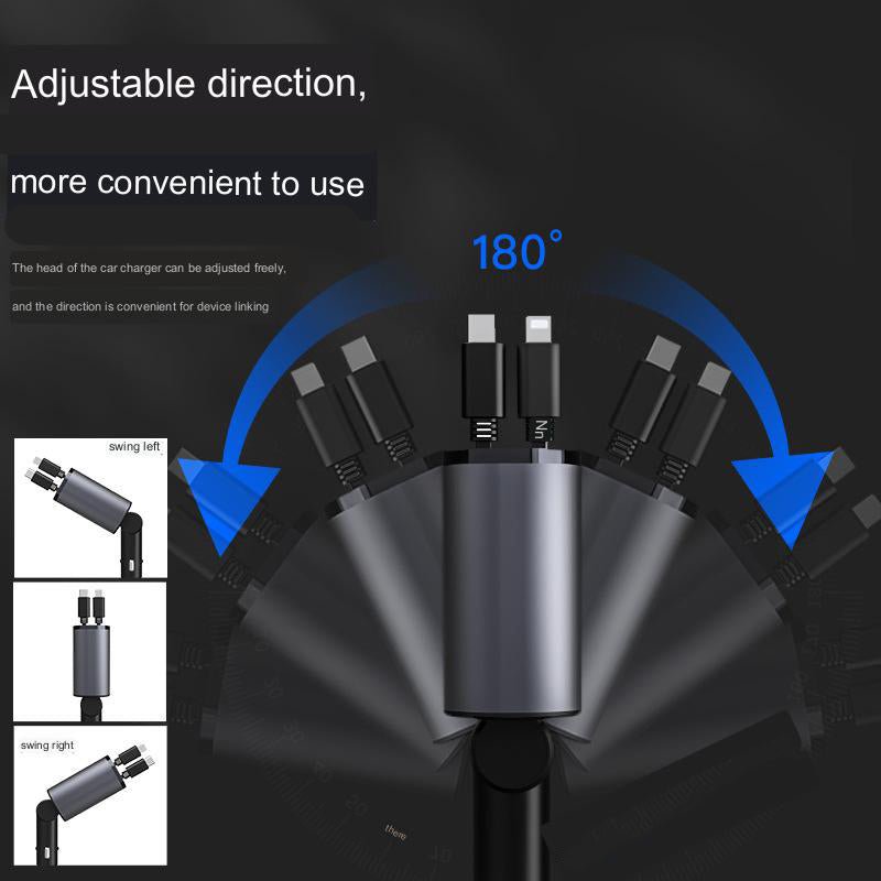 Retractable Car Fast Charger