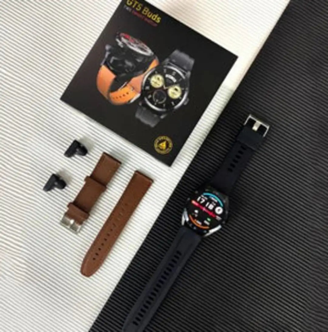 GT5 Smart Watch & Earbuds Combo